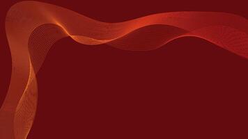 Rhythmic Patterns Embracing Red Waves vector
