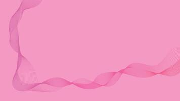 Waves of Pink Design Elegance vector