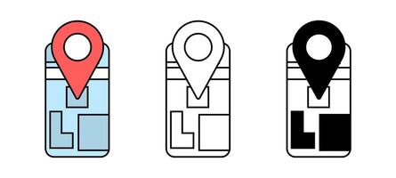 Exploring diverse map marker designs showcasing location identification in vibrant and minimalist styles vector
