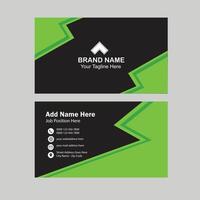 modern business card design . double sided business card design template . flat gradation business card inspiration vector