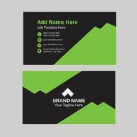 Double-sided creative business card template. Portrait and landscape orientation. Horizontal and vertical layout. vector