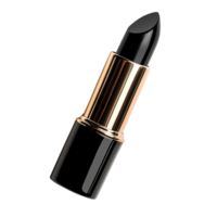Classic Black Lipsticks in Sleek Gold Tubes with Deep Dark Pigmentation png