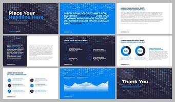 Bisiness presentation templates. Use in presentation, corporate report, annual report and banner. eps 10. vector