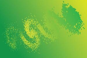 Kinetic background design. Abstract background design. Green background. vector