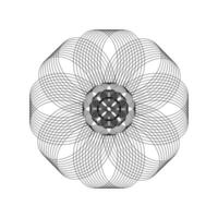 Spirograph Geometric design pattern vector