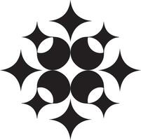 minimalist abstract logo with an organic vector
