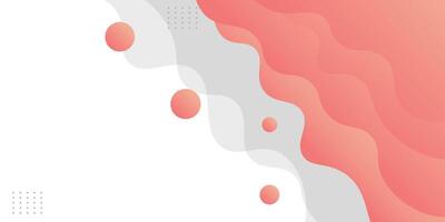 Bright and colorful abstract pink wave background. Fluid color design. Fluid shape composition. Eps10. vector