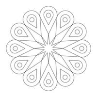 Mandala design with royal look, tattoo, mandala art, file vector