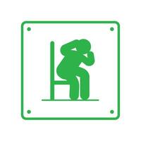 earthquake icon signal of sit isolated vector