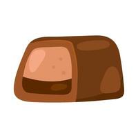 stuffing chocolate candies icon vector