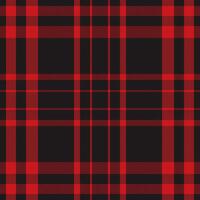 Tartan plaid pattern in red. Print fabric texture seamless. Check background. vector