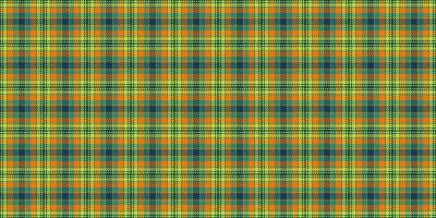 Fibrous background texture, grunge plaid tartan pattern. Relax seamless check textile fabric in bright and cyan colors. vector