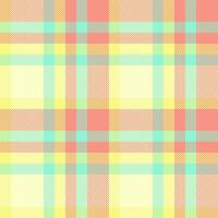 Texture pattern of plaid tartan background with a check textile seamless fabric. vector