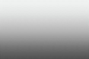 Black and white gradient halftone background. Comics style seamless pattern. vector