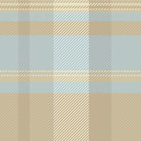 White seamless pattern, short tartan texture background. Good fabric plaid check textile in light and pastel colors. vector