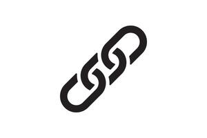 Chain link icon. Connection sign illustration. Linked interface design. vector