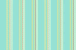 Gining background fabric, us pattern lines seamless. Nillow stripe textile texture vertical in teal and yellow colors. vector