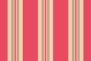 Living room seamless stripe fabric, greeting textile vertical texture. Creation lines background pattern in red and orange colors. vector