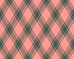 Argyle pattern of geometric rhombus. Harlequin check wallpaper design. Classic diamond shaped textile material for web background, print fabric clothing, sweater, wrapping paper, gift card, invitation vector