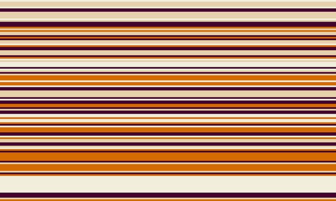 Geometric stripes seamless pattern with horizontal lines in varied colours, creating an abstract background. Ideal for textile design, wallpaper, or graphic prints.