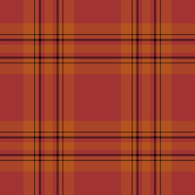 Curve background tartan plaid, motif check pattern . Full texture seamless fabric textile in red and orange colors.