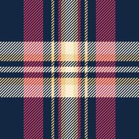 Femininity textile tartan background, marriage seamless fabric pattern. Discount check plaid texture in dark and red colors. vector