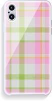 Mobile phone cover design. Template smartphone case pattern. vector