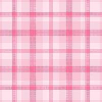 Mesh plaid texture pattern, african textile fabric seamless. Material check background tartan in light and red colors. vector