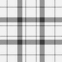 Suite fabric texture, bedding background check textile. Diagonal plaid seamless tartan pattern in white and grey colors. vector