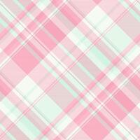 Sketching fabric seamless, gift paper check pattern background. Choose texture textile tartan plaid in light and honey dew colors. vector