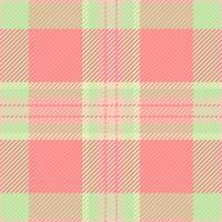Trim pattern fabric texture, wallpaper plaid tartan check. Goose textile seamless background in red and light colors. vector