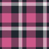 Small pattern background tartan, serene plaid textile. Fiber fabric texture check seamless in dark and pink colors. vector