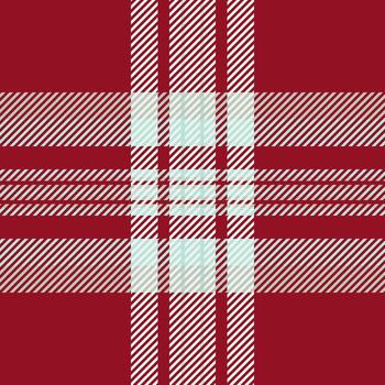 Repeatable patterns tartan plaid fabric, sample check textile seamless. Collection pattern texture background in red and white colors. vector
