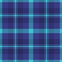 Decorate fabric background seamless, industrial check texture tartan. Event pattern textile plaid in blue and cyan colors. vector
