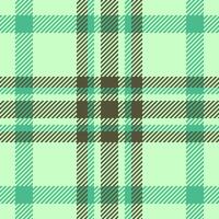 Up textile background plaid, christmas fabric tartan texture. Carpet pattern check seamless in light and mint colors. vector