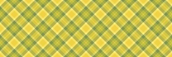 Sage pattern background fabric, attire texture seamless check. Costume plaid textile tartan in lime and yellow colors. vector