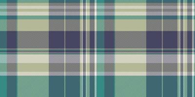 Simplicity fabric pattern tartan, internet texture seamless plaid. Marketing check textile background in pastel and teal colors. vector