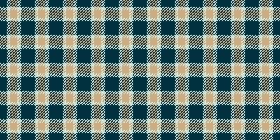 Stitched seamless check , napkin fabric tartan texture. Naked plaid pattern textile background in dark and light colors. vector