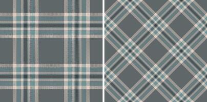 Pattern tartan seamless of texture check textile with a plaid background fabric. Set in winter colors for decorating styles interior . vector