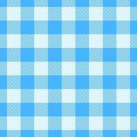 Knit fabric texture textile, basic tartan pattern background. Repeatable patterns seamless plaid check in cyan and light colors. vector