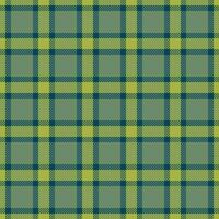 Machinery tartan fabric pattern, copy space check background textile. Stitched seamless texture plaid in pastel and cyan colors. vector