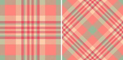 Textile tartan background of plaid pattern texture with a seamless check fabric. Set in christmas colors. Stylish festive outfits for special occasions. vector