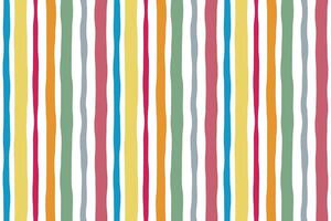 Seamless striped color pattern lines watercolor vector