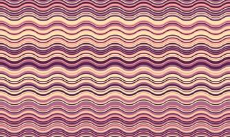 Abstract background with wavy stripes in vibrant colors, creating a rippled, liquid effect. Smooth curves and textured lines add elegance, vitality, and creativity. Ideal for wallpaper or textile. vector