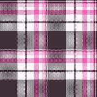 Tablecloth pattern background seamless, service textile check . Serene texture tartan plaid fabric in dark and snow colors. vector