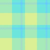 Lady fabric seamless check, customizable texture tartan plaid. Painting pattern textile background in teal and lime colors. vector