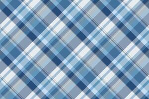 Delicate texture fabric, luxurious tartan check pattern. Choose plaid seamless textile background in cyan and pastel colors. vector