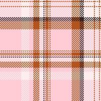 Textured seamless texture fabric, stationary check textile. Xmas background tartan pattern plaid in light and white colors. vector
