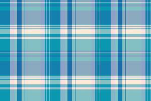 Periodic pattern plaid tartan, nobility fabric textile check. Basic background texture seamless in cyan and pastel colors. vector