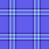 Turkish background seamless fabric, decor tartan check. Hippy pattern texture plaid textile in indigo and light colors. vector